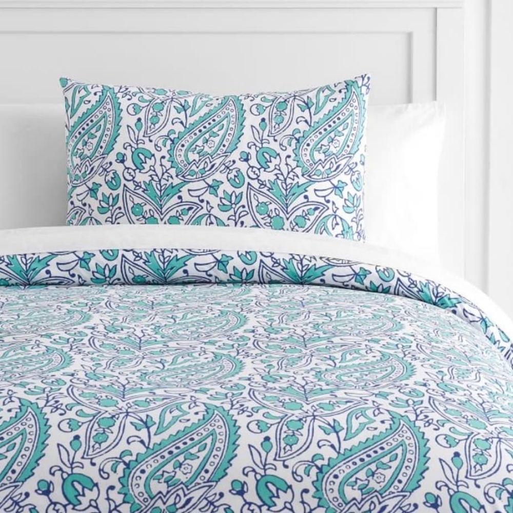 Pottery Barn Teen Tea Paisley Full/Queen 90" x 88" duvet cover